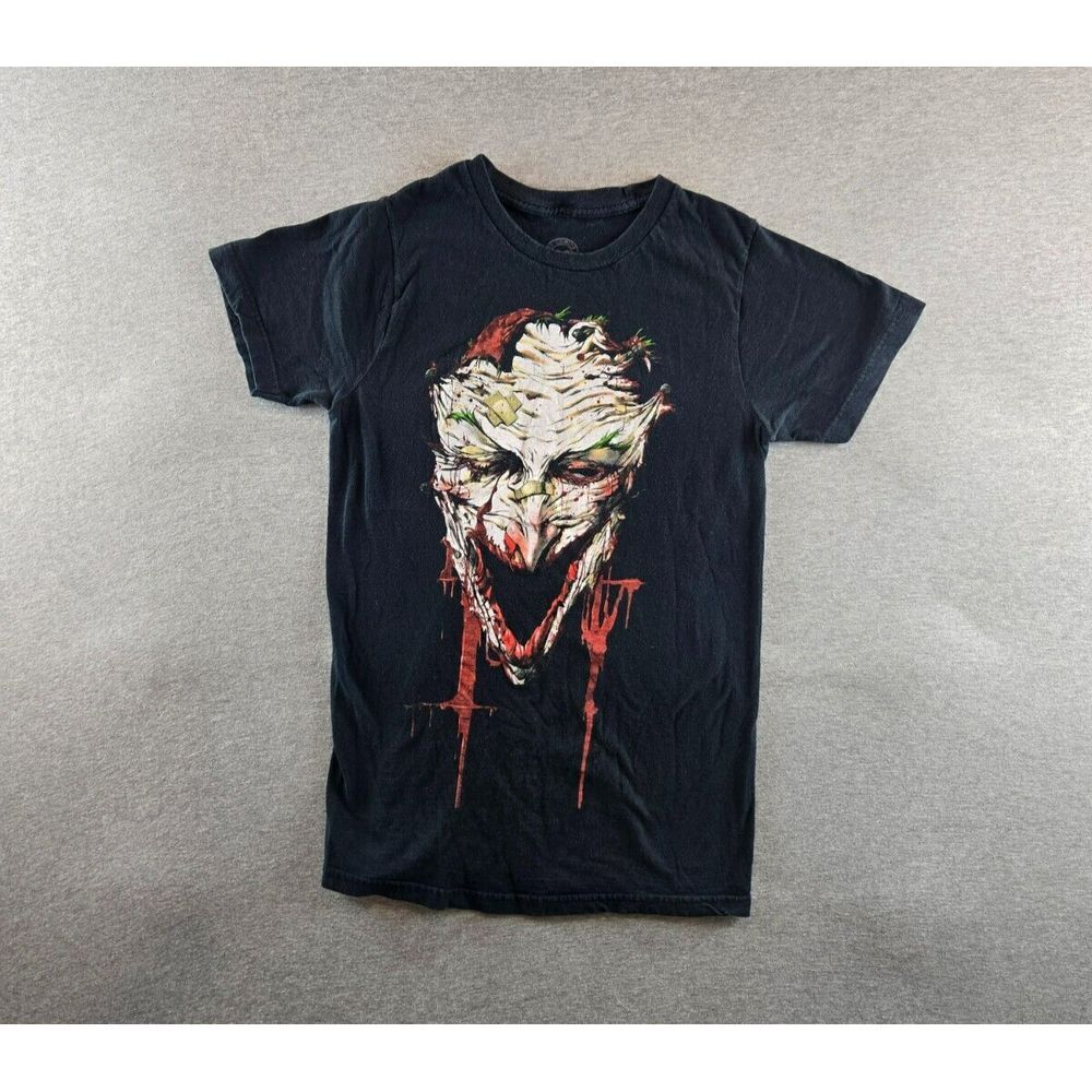 DC Comics Originals The Joker Skinned S13 RARE Black Small T‎ Shirt RARE Batman